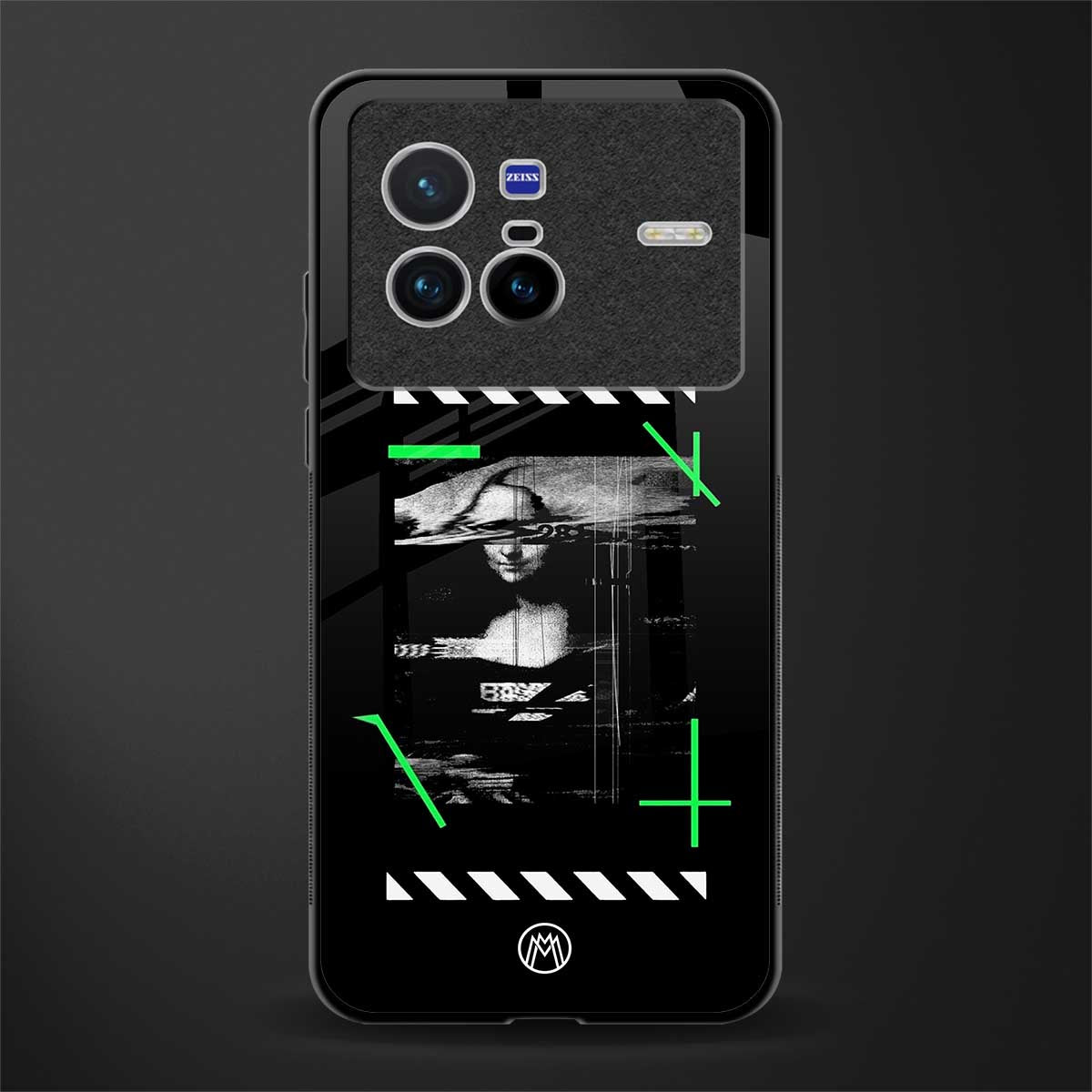 mona lisa art glass case for vivo x80 image