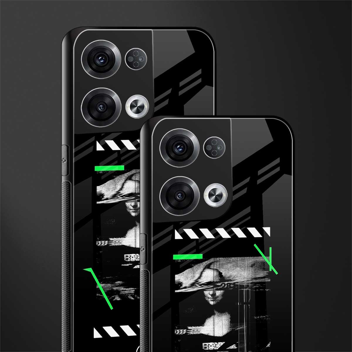 mona lisa art back phone cover | glass case for oppo reno 8