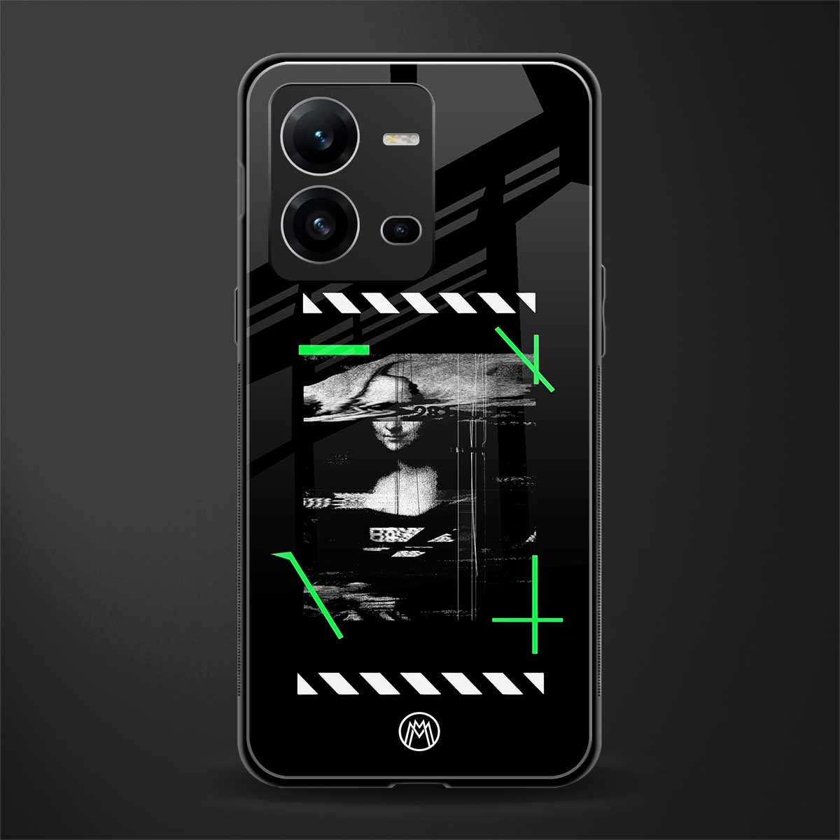 mona lisa art back phone cover | glass case for vivo v25-5g