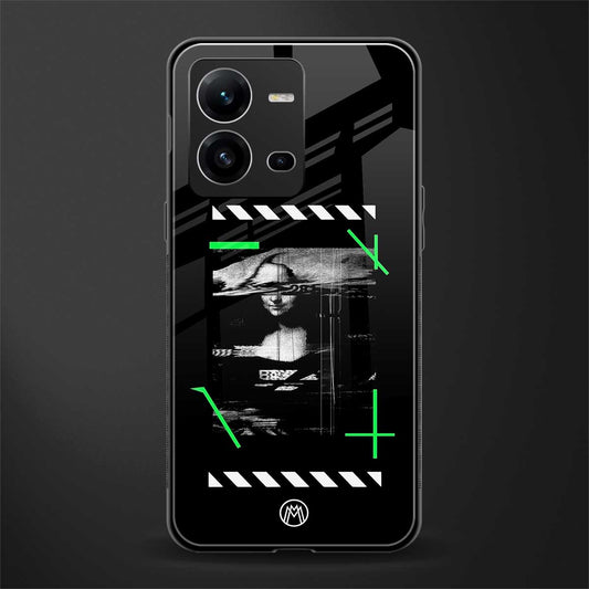 mona lisa art back phone cover | glass case for vivo v25-5g