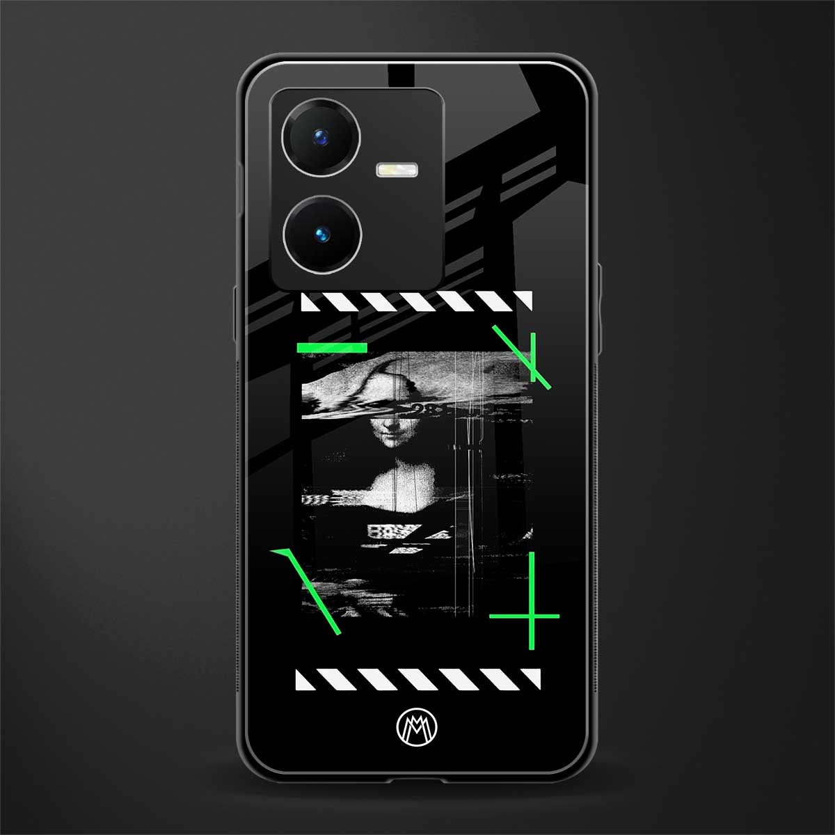 mona lisa art back phone cover | glass case for vivo y22