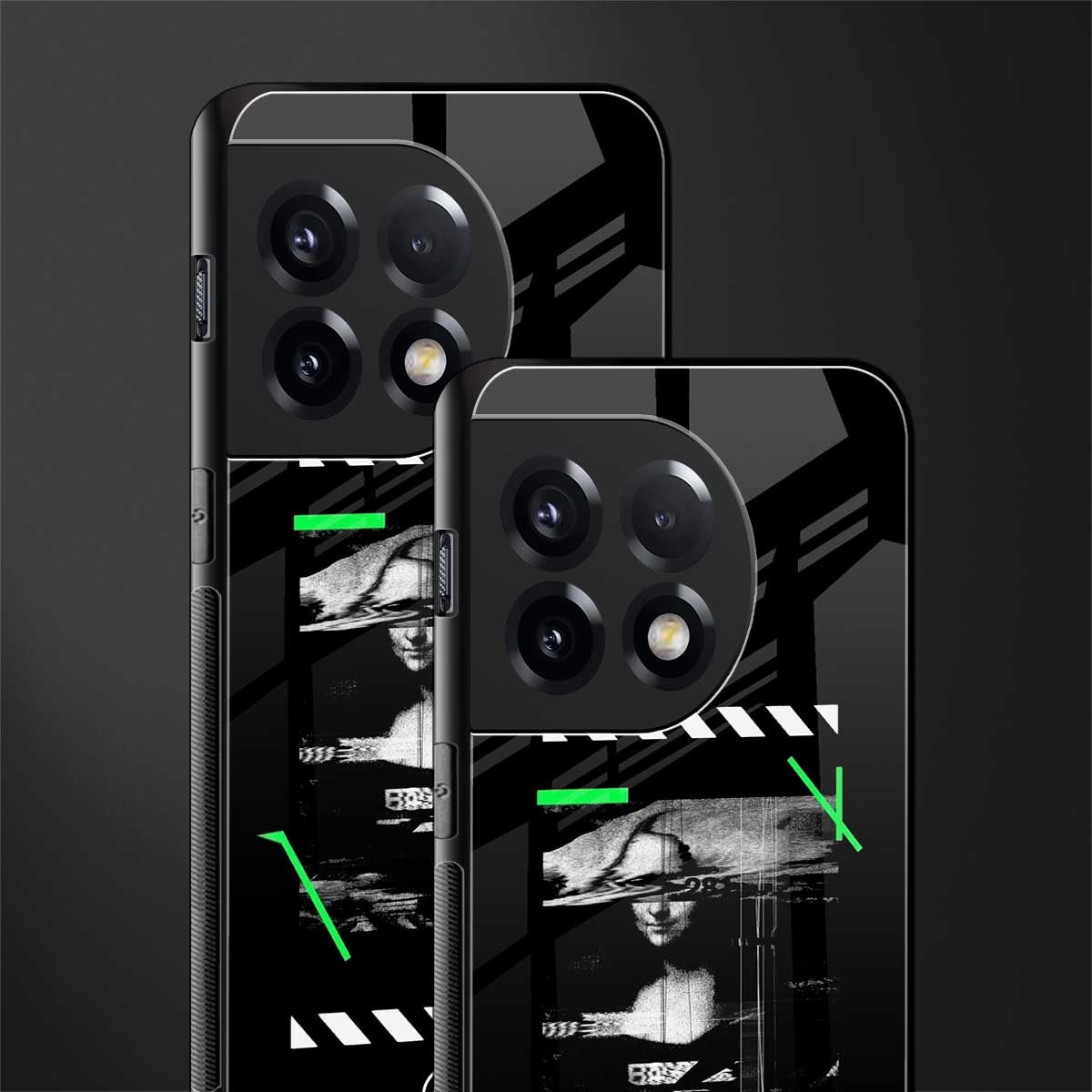 mona lisa art back phone cover | glass case for oneplus 11r