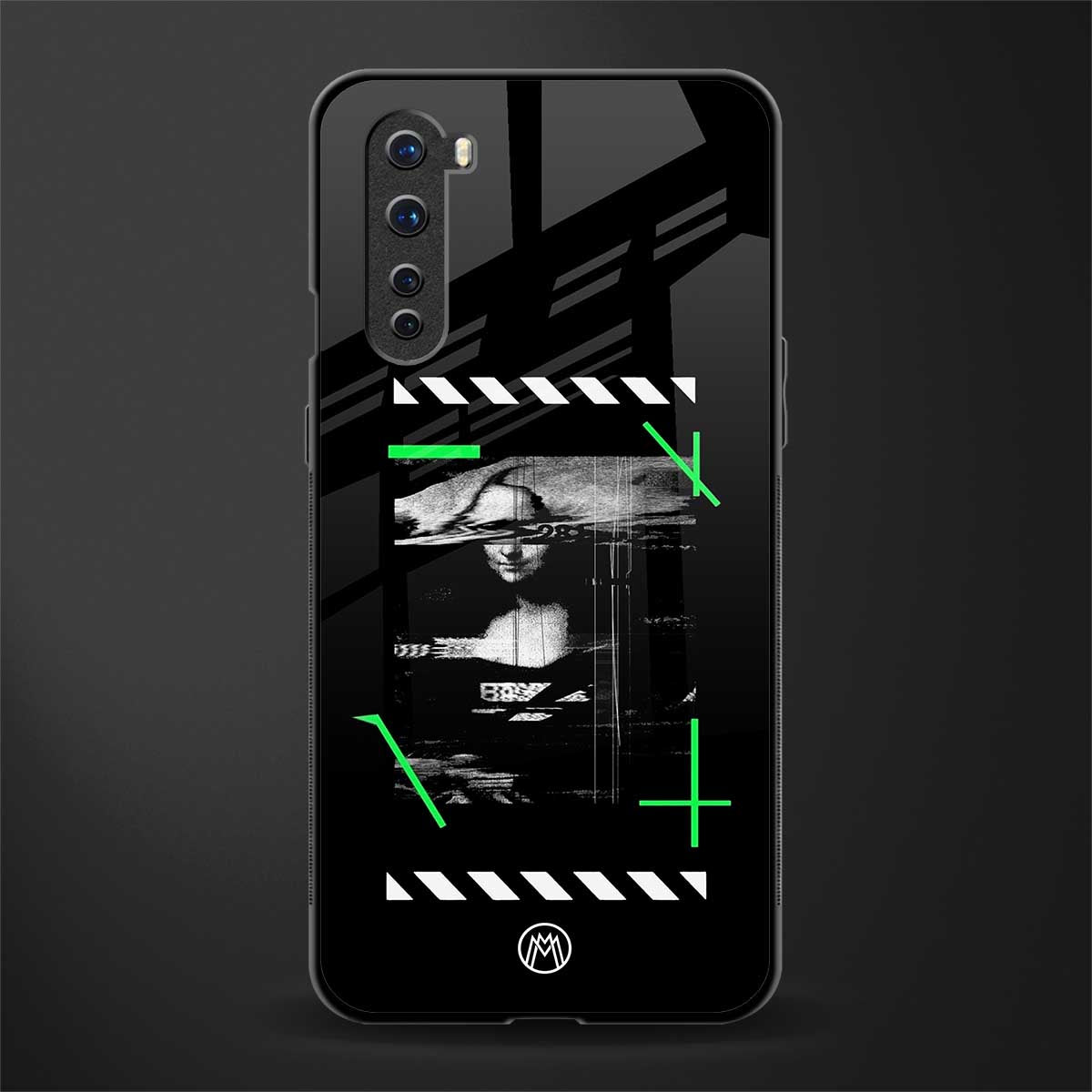 mona lisa art glass case for oneplus nord ac2001 image