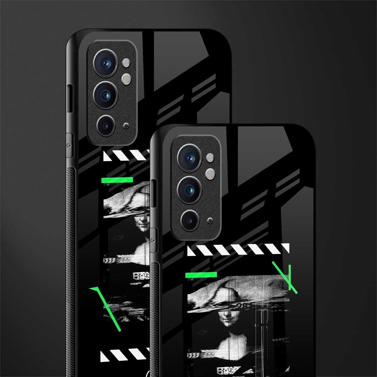 mona lisa art glass case for oneplus 9rt image-2