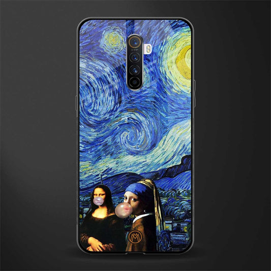 mona lisa starry night glass case for realme x2 pro image