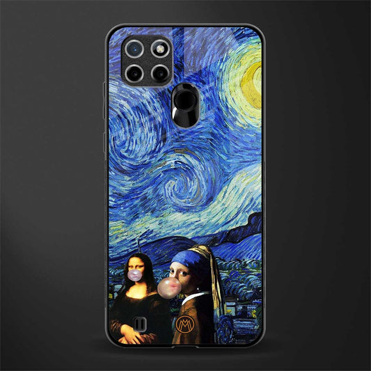 mona lisa starry night glass case for realme c25y image