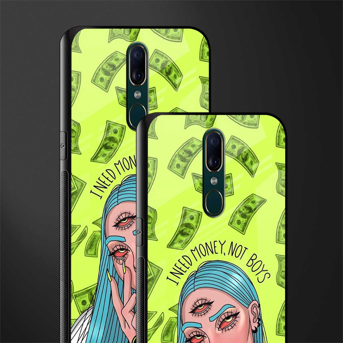 money over boys glass case for oppo a9 image-2