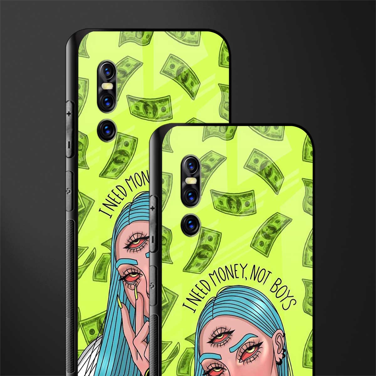 money over boys glass case for vivo v15 pro image-2