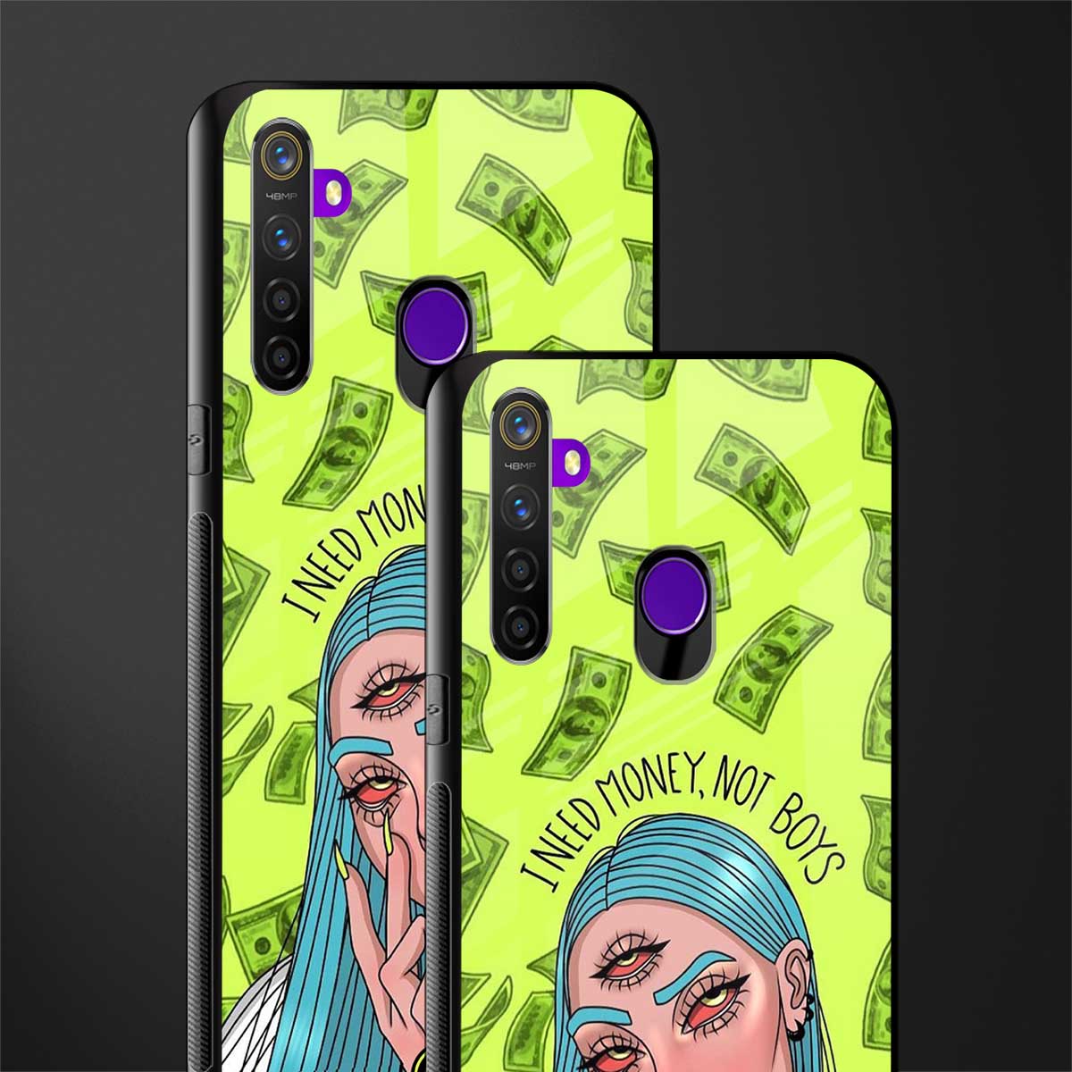 money over boys glass case for realme 5s image-2
