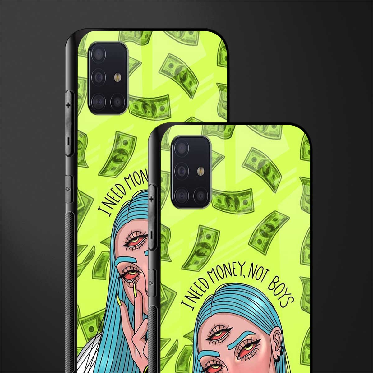money over boys glass case for samsung galaxy a71 image-2