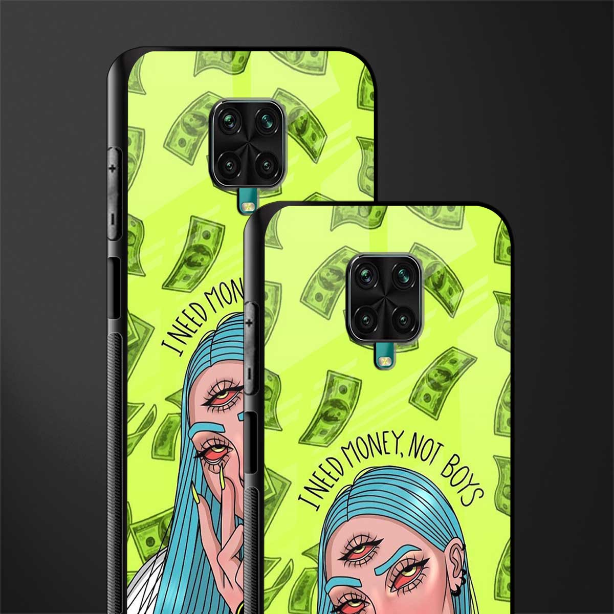 money over boys glass case for poco m2 pro image-2