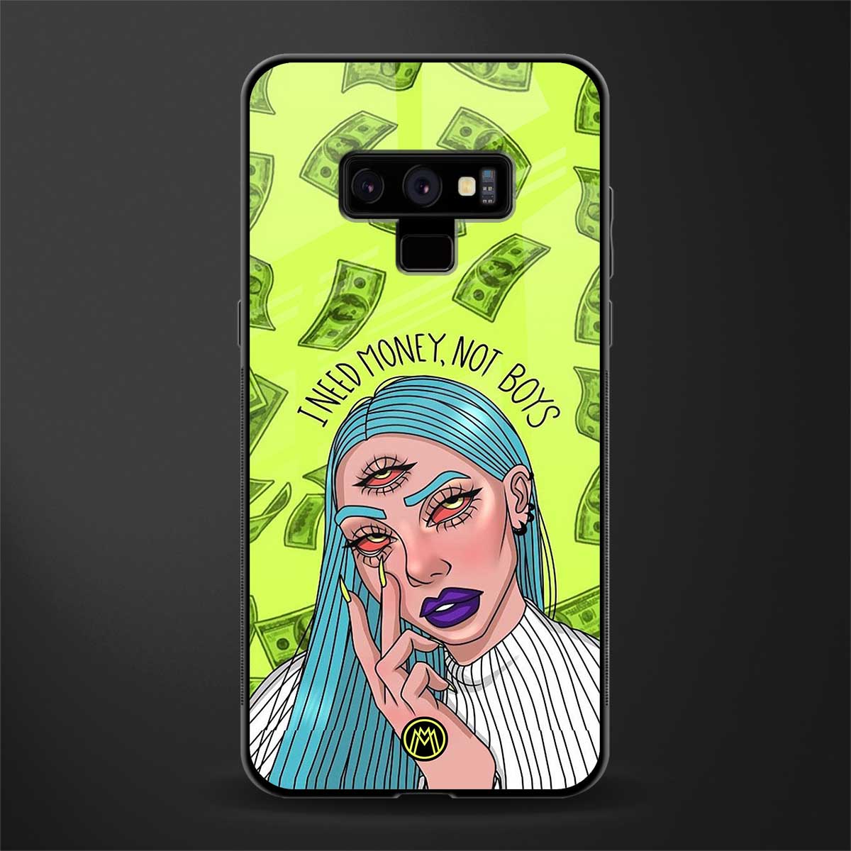 money over boys glass case for samsung galaxy note 9 image