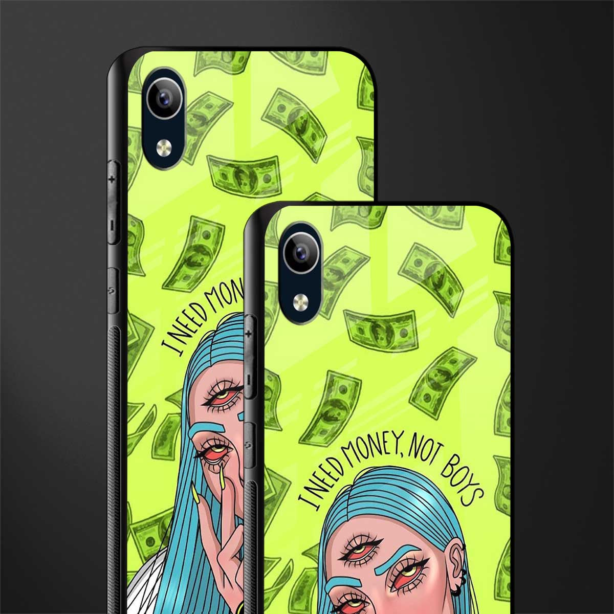 money over boys glass case for vivo y1s without fingerprint image-2