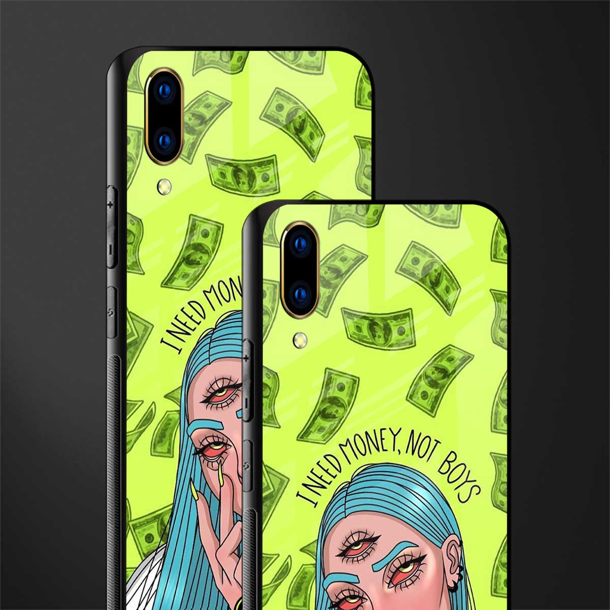 money over boys glass case for vivo v11 pro image-2