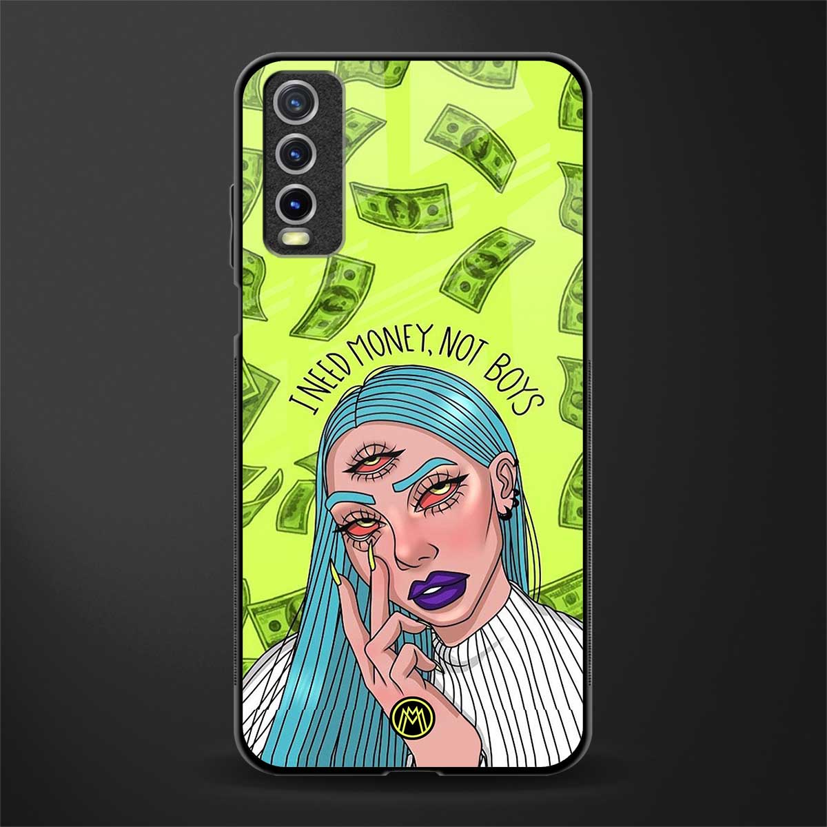 money over boys glass case for vivo y12s image