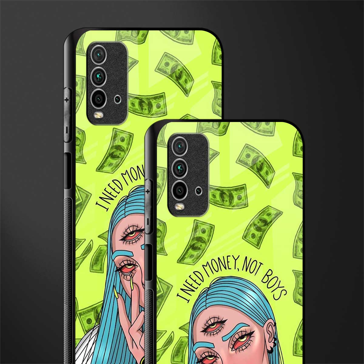 money over boys glass case for redmi 9 power image-2