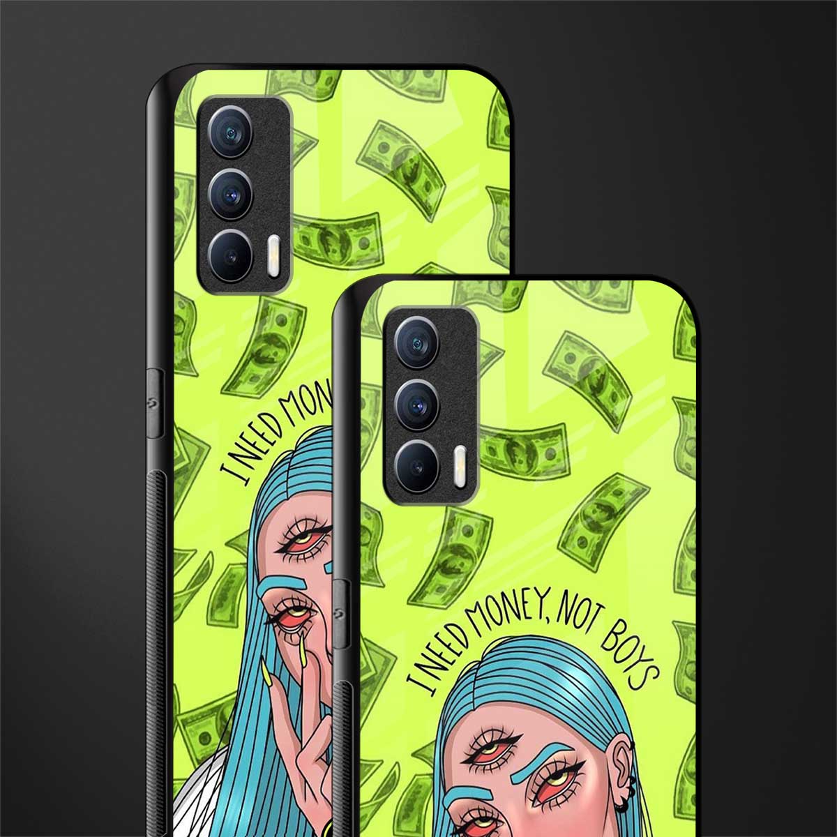 money over boys glass case for realme x7 image-2