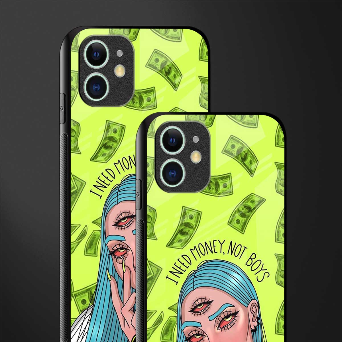money over boys glass case for iphone 11 image-2