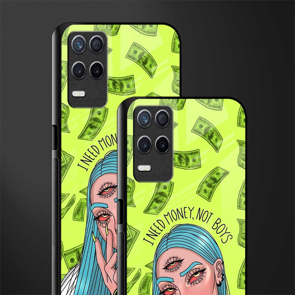 money over boys glass case for realme narzo 30 5g image-2