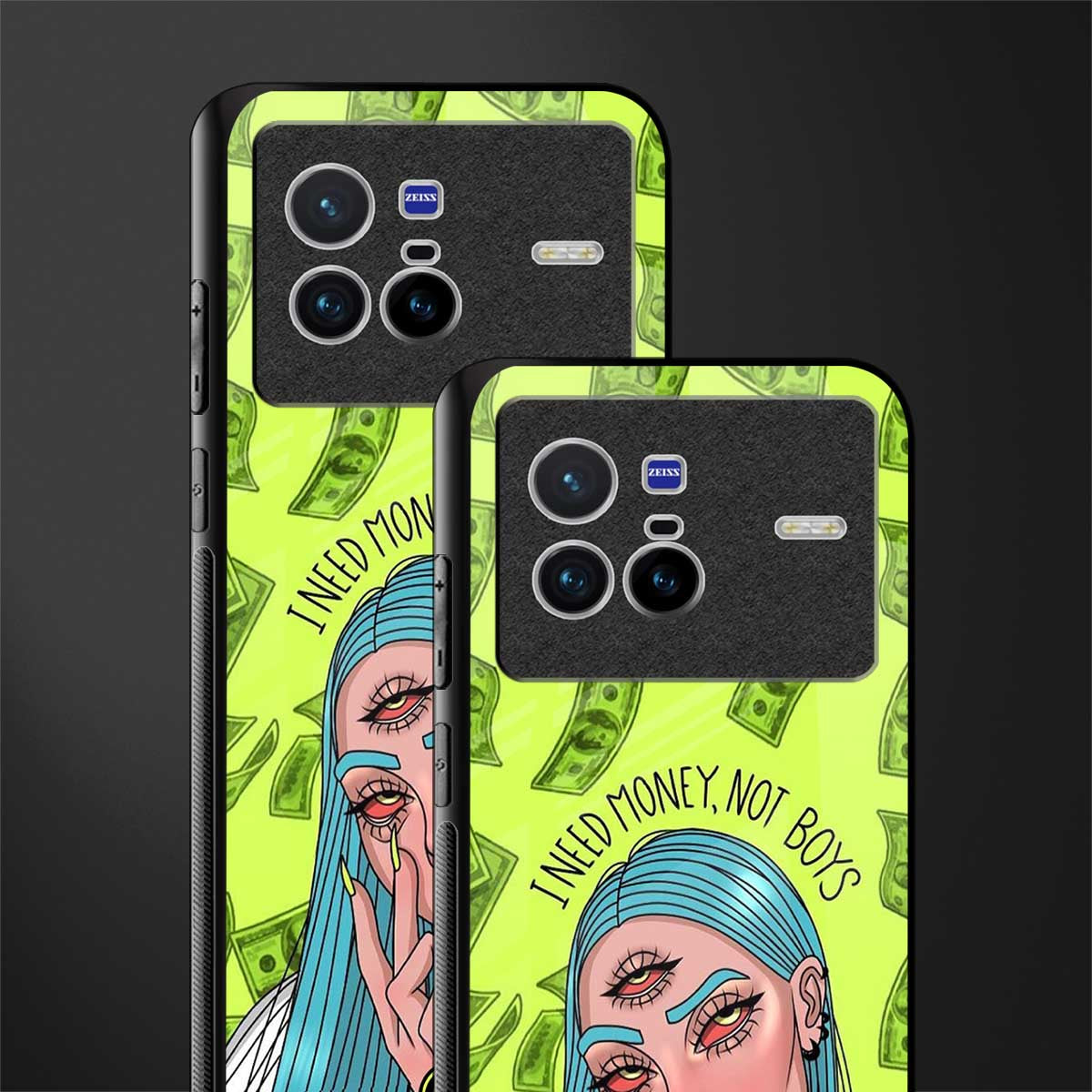 money over boys glass case for vivo x80 image-2