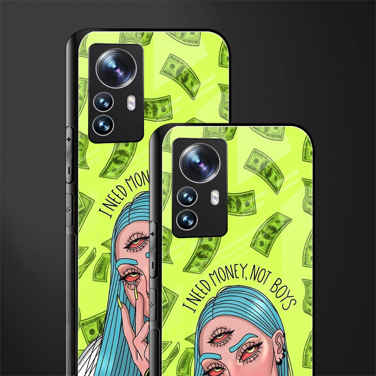 money over boys back phone cover | glass case for xiaomi 12 pro