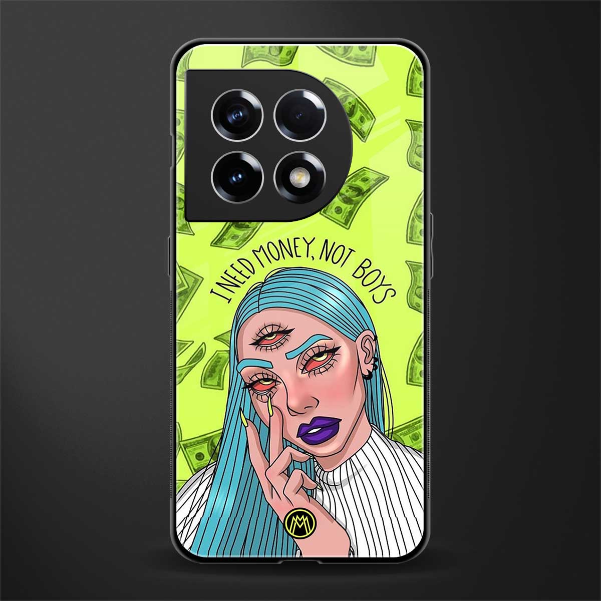 money over boys back phone cover | glass case for oneplus 11