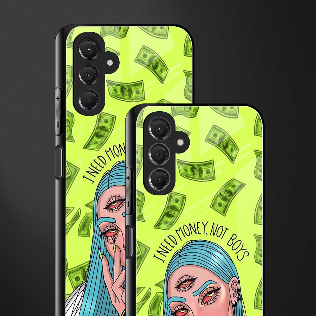 money over boys back phone cover | glass case for samsun galaxy a24 4g