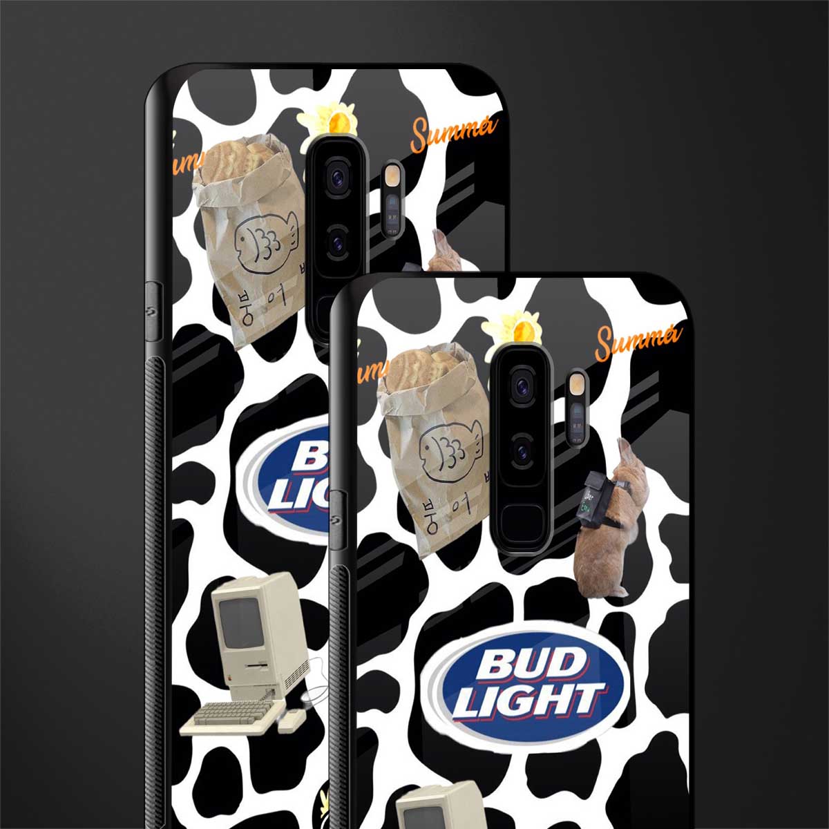 moo moo summer vibes glass case for samsung galaxy s9 plus image-2