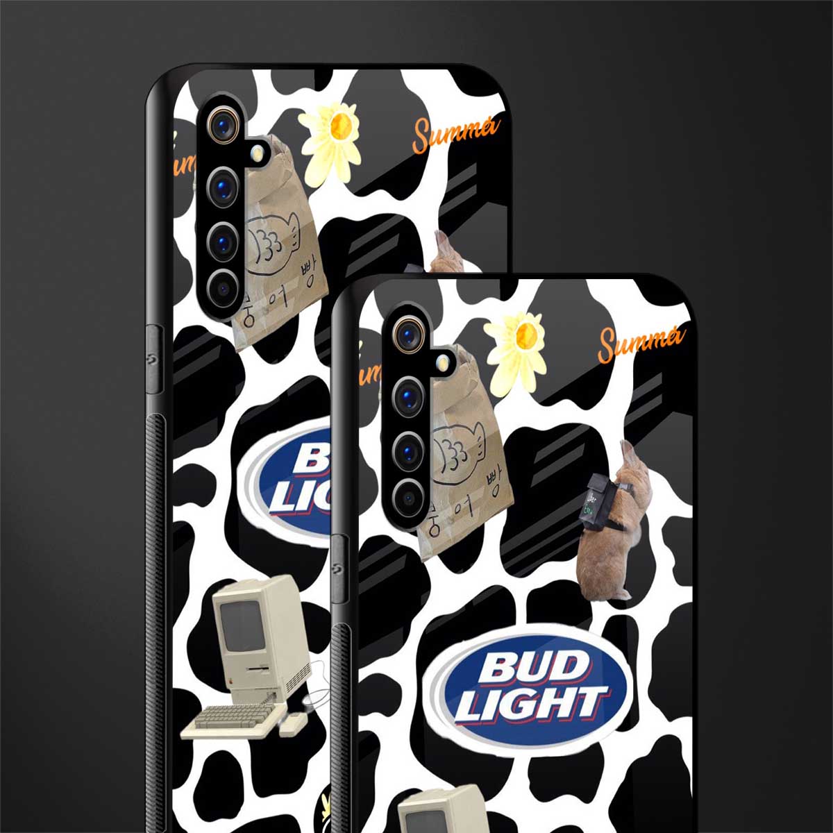 moo moo summer vibes glass case for realme x50 pro image-2