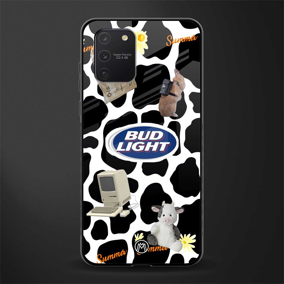 moo moo summer vibes glass case for samsung galaxy s10 lite image