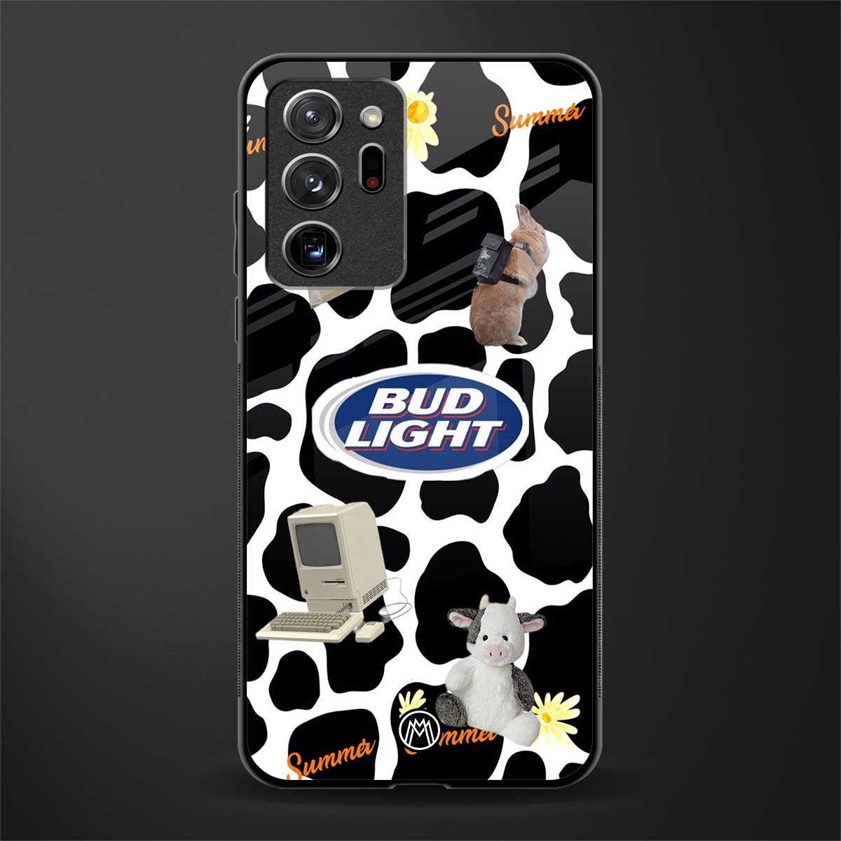 moo moo summer vibes glass case for samsung galaxy note 20 ultra 5g image