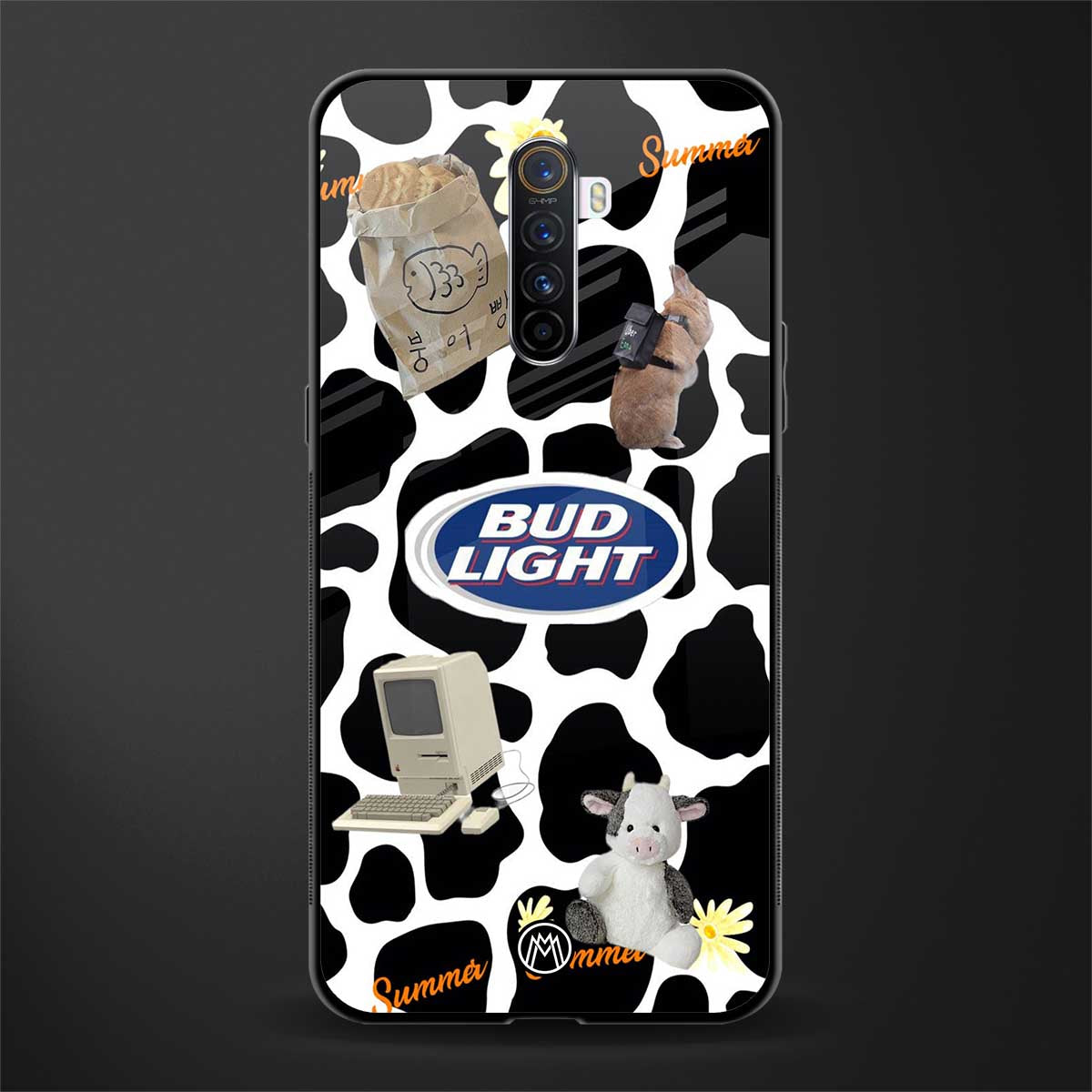 moo moo summer vibes glass case for realme x2 pro image