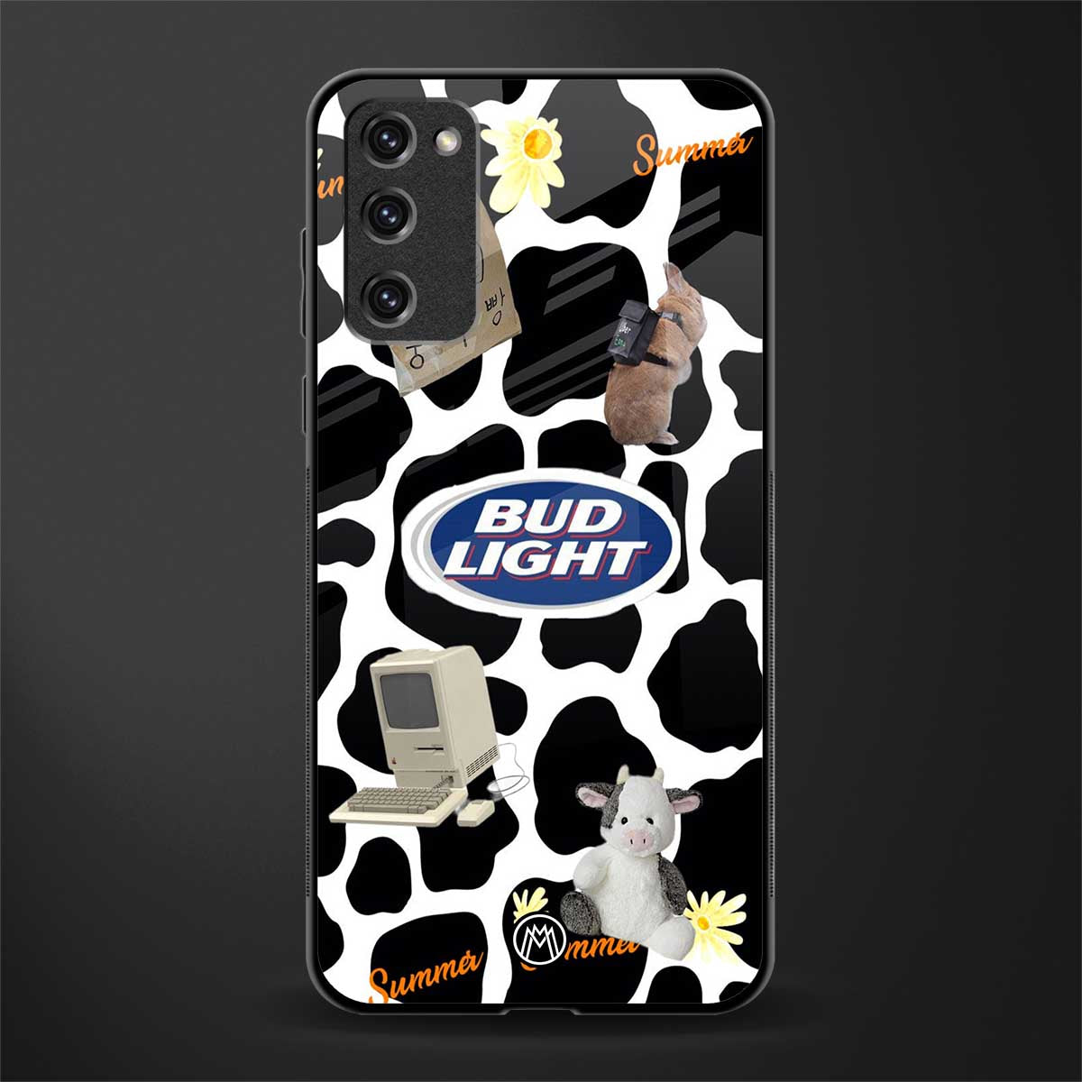 moo moo summer vibes glass case for samsung galaxy s20 fe image