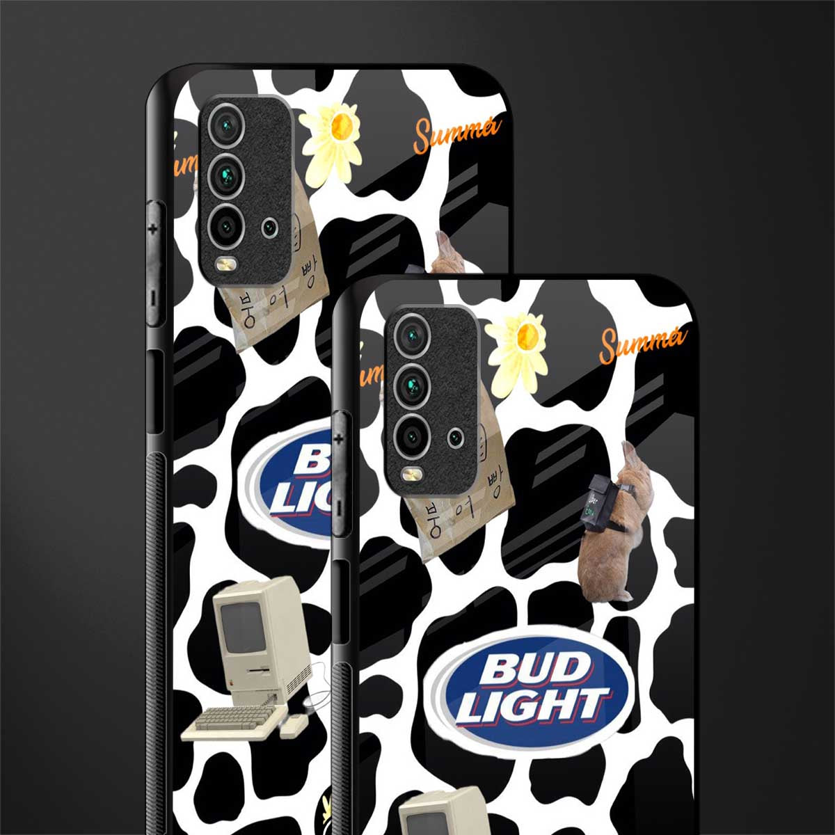 moo moo summer vibes glass case for redmi 9 power image-2