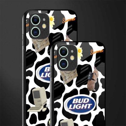 moo moo summer vibes glass case for iphone 12 image-2