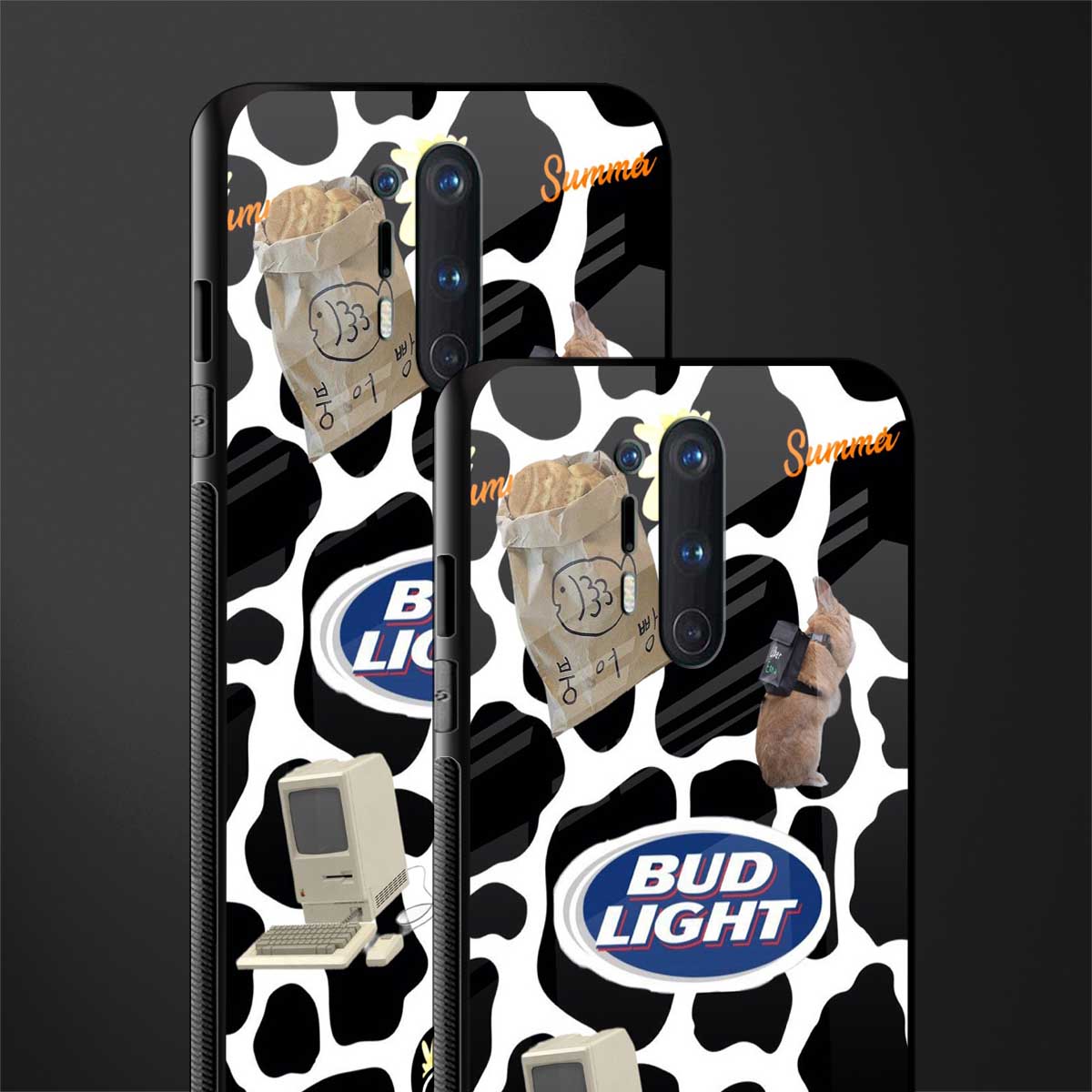 moo moo summer vibes glass case for oneplus 8 pro image-2