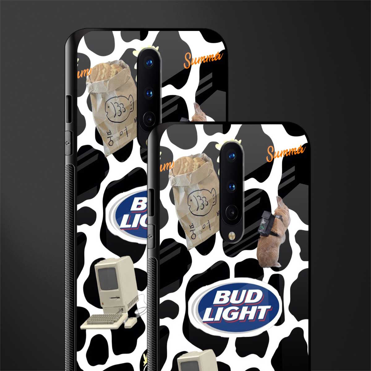 moo moo summer vibes glass case for oneplus 8 image-2
