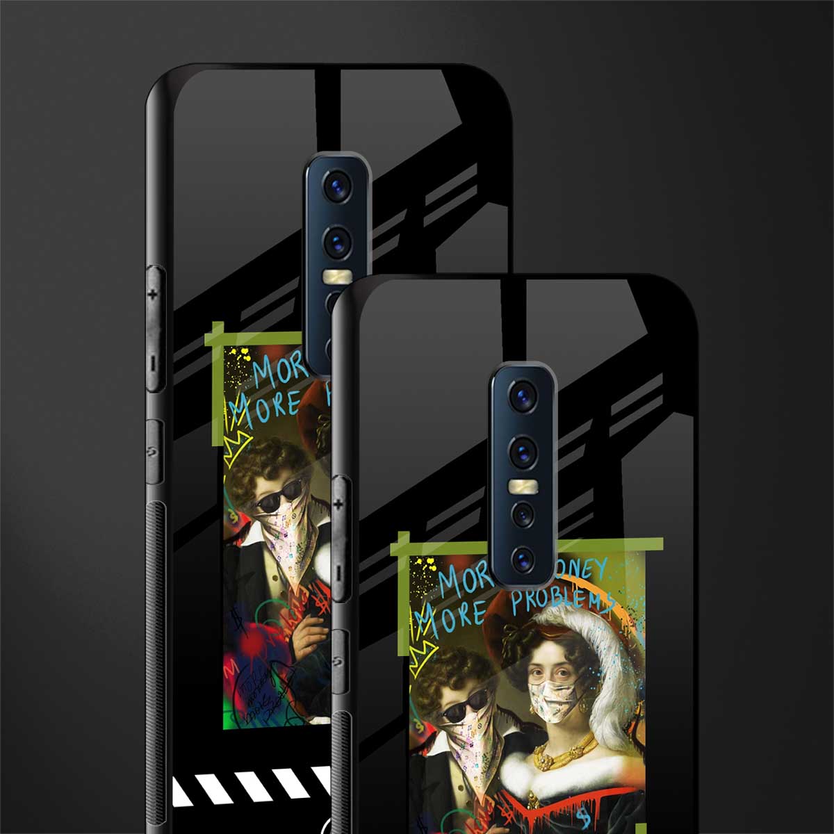 more money more problems glass case for vivo v17 pro image-2