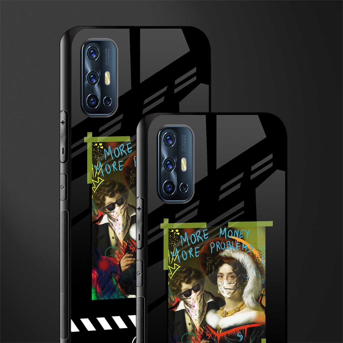 more money more problems glass case for vivo v17 image-2