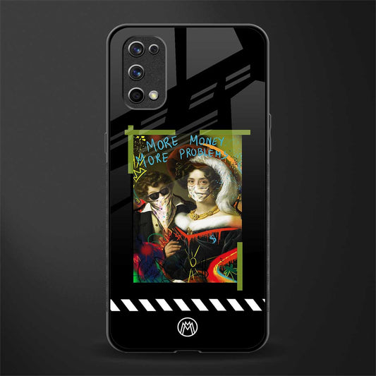 more money more problems glass case for realme 7 pro image