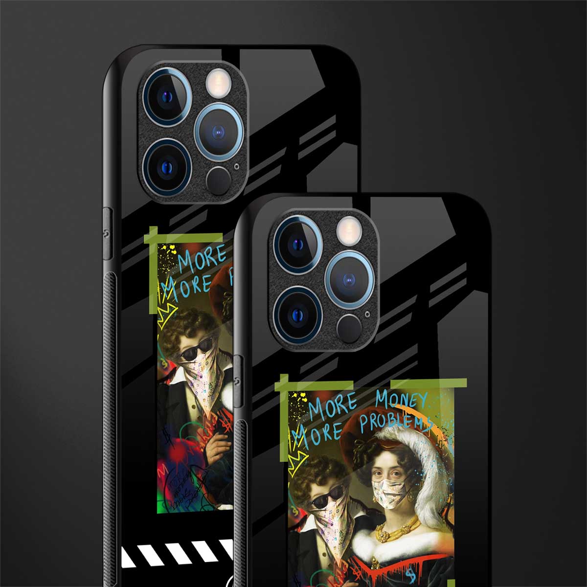 more money more problems glass case for iphone 12 pro image-2