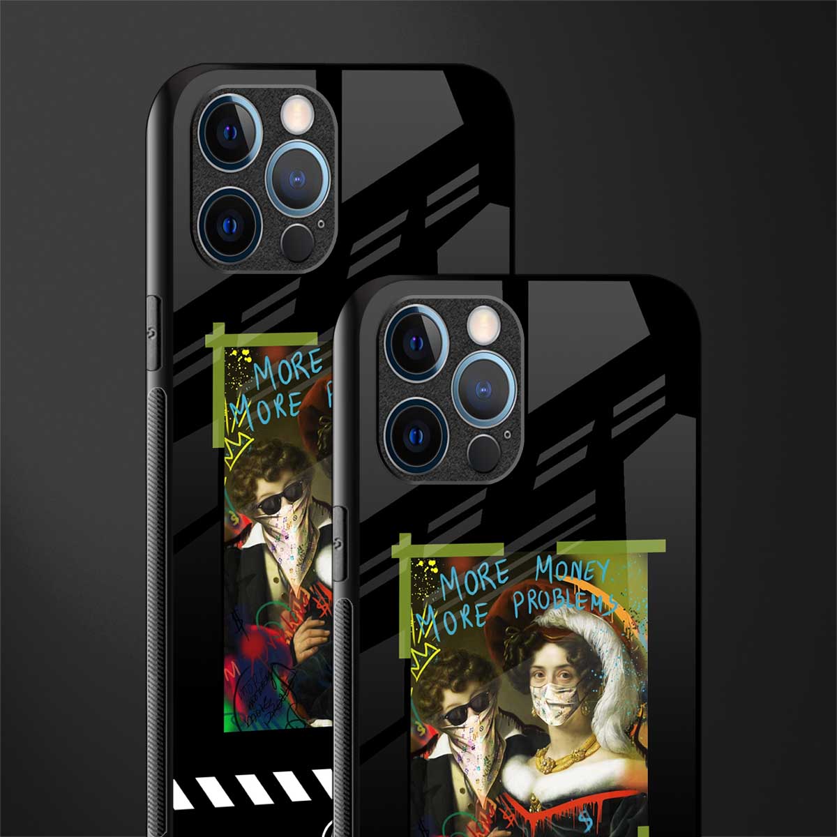 more money more problems glass case for iphone 12 pro max image-2