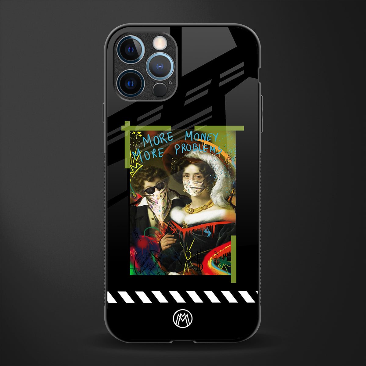 more money more problems glass case for iphone 12 pro max image