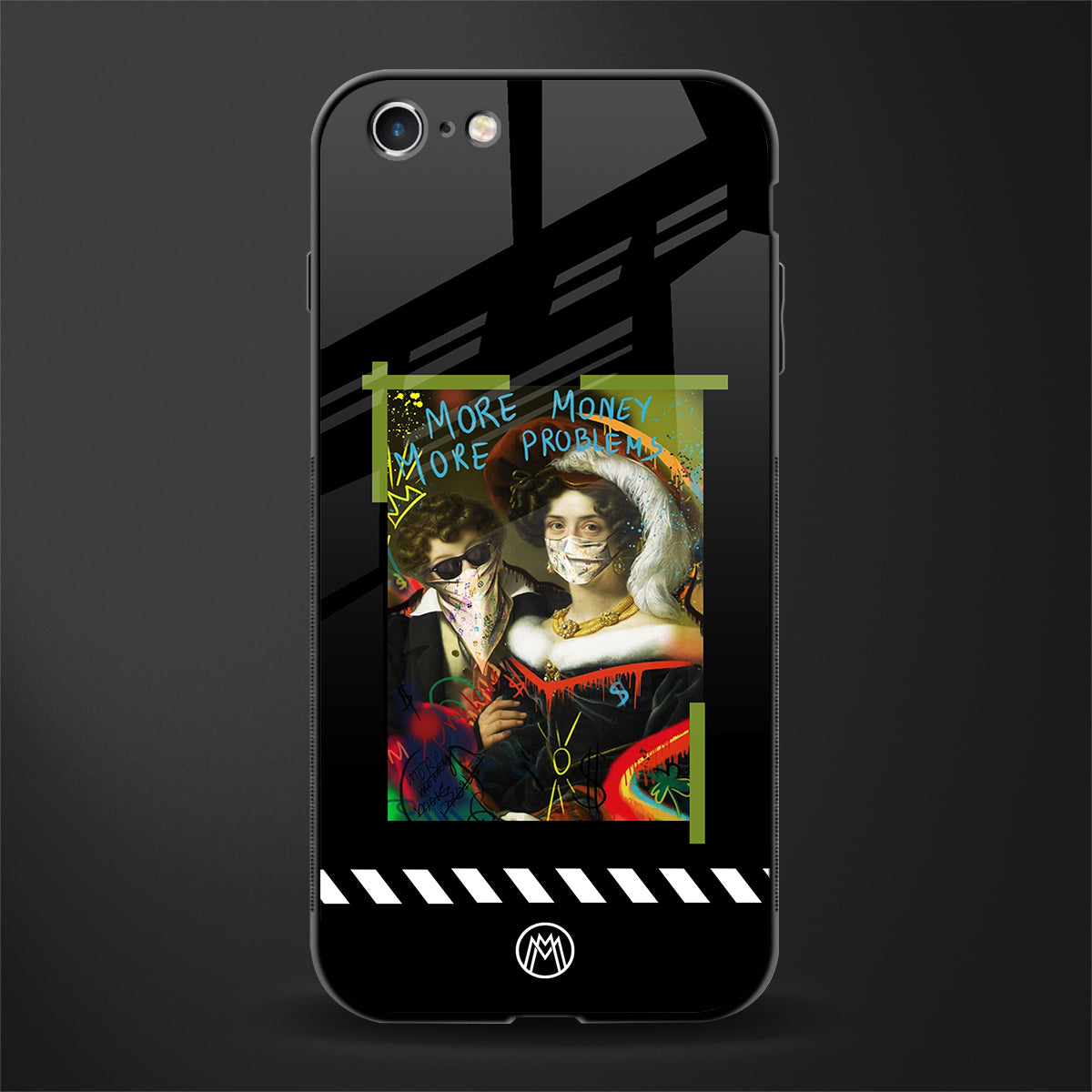 more money more problems glass case for iphone 6 image