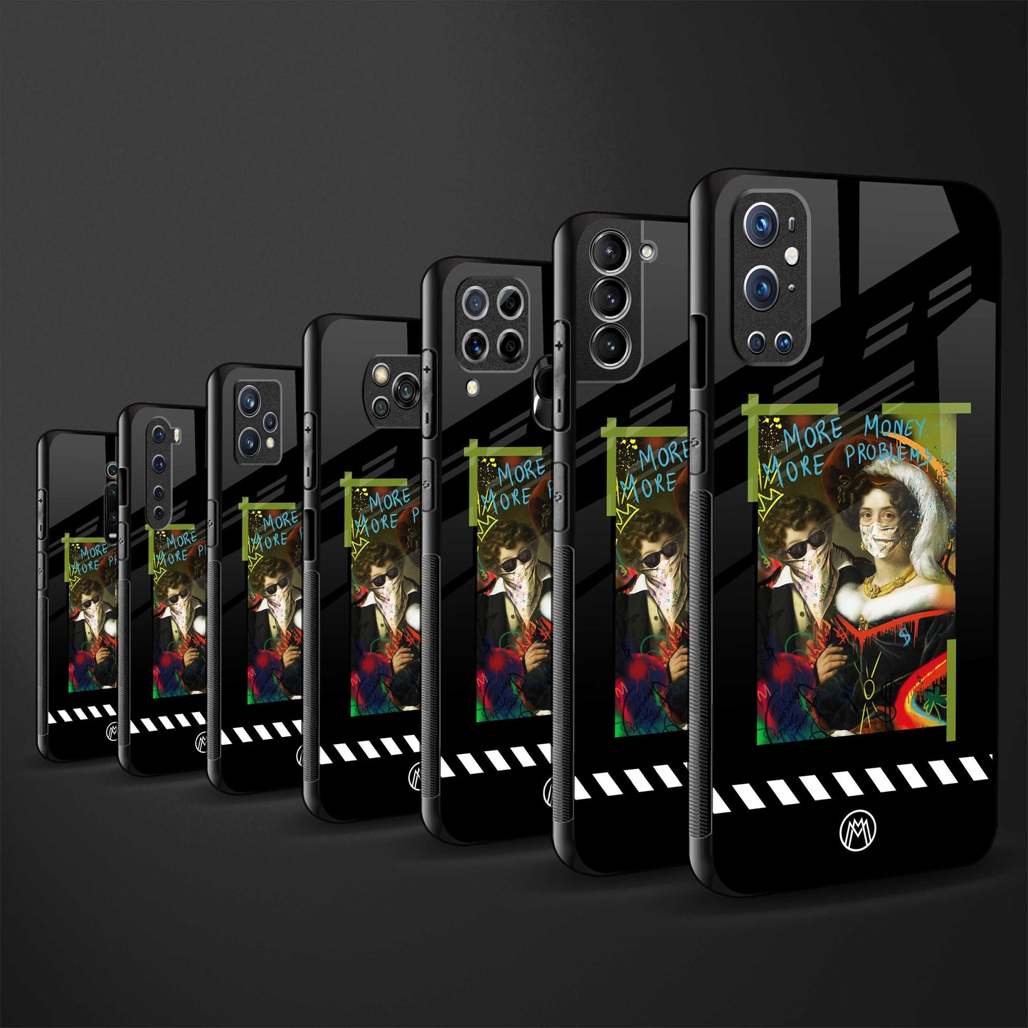 more money more problems glass case for vivo y20 image-3