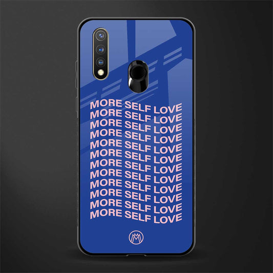 more self love glass case for vivo u20 image