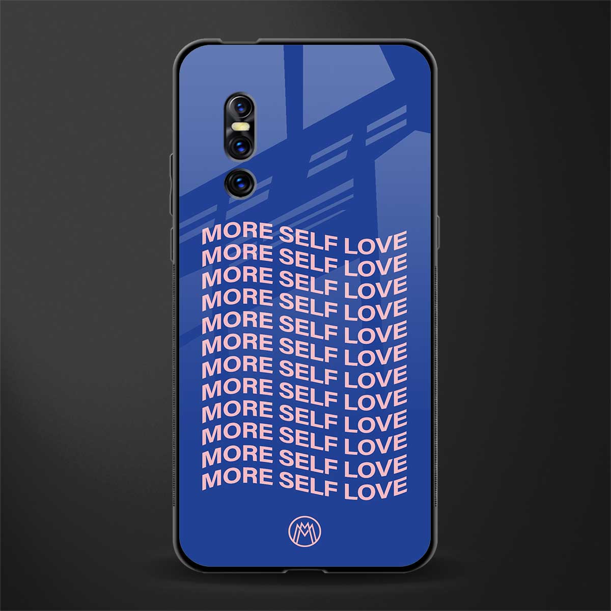 more self love glass case for vivo v15 pro image