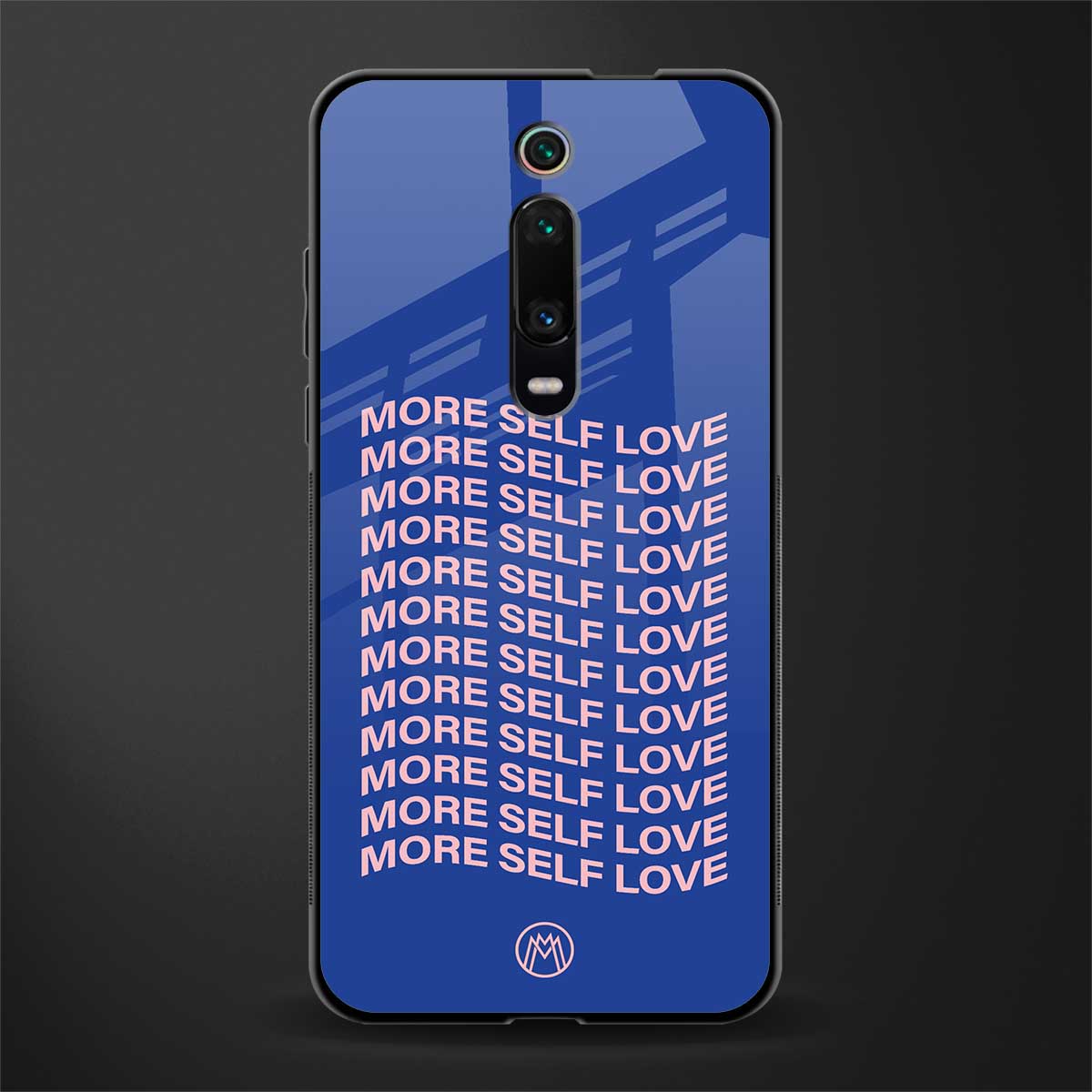 more self love glass case for redmi k20 image