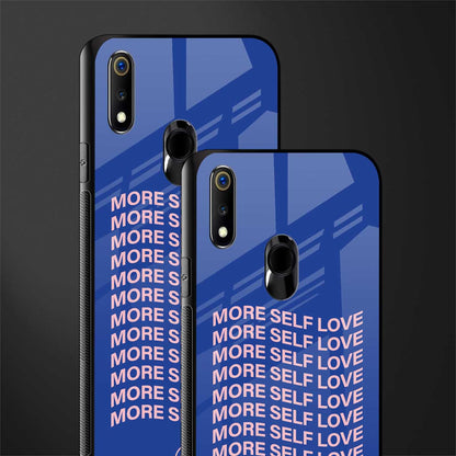 more self love glass case for realme 3 pro image-2