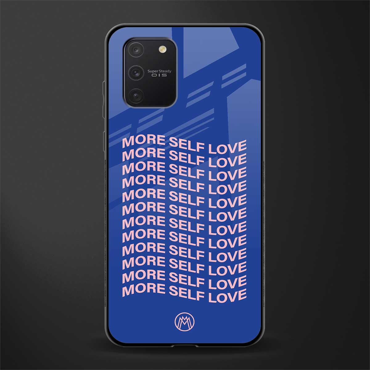 more self love glass case for samsung galaxy a91 image